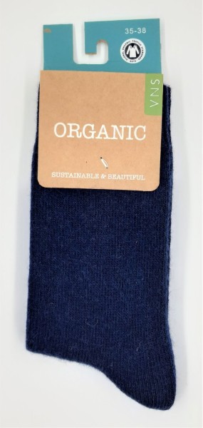 VNS Damen Socken Wolle/Baumwolle 1315 indigo 35-38