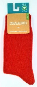 VNS Damen Socken Wolle/Baumwolle 1315 red 35-38