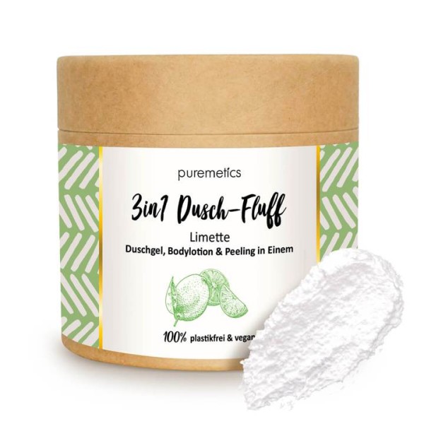 Puremetics 3in1 Dusch-Fluff Limette