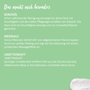 Puremetics 3in1 Dusch-Fluff Limette