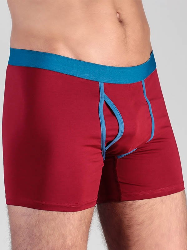 Albero Natur Herren Boxershort Rot