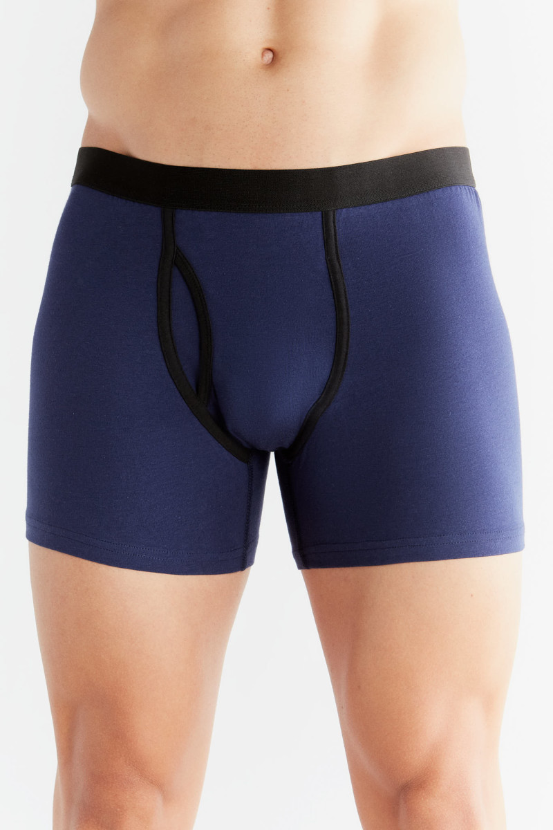 Albero Natur Herren Boxershort Dunkelblau