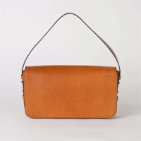 O My Bag Handtasche Gina Baguette Cognac Classic Leather