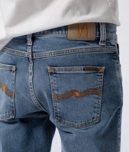 Nudie Jeans Herren Hose Lean Dean Lost Orange