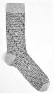 VNS Organic Herren Socken Square Prism Design 1115...