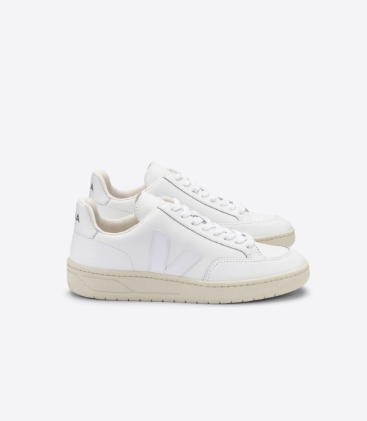 Veja Damen Schuhe V-12 Leather Extra White