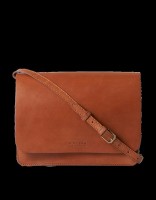O My Bag Handtasche Audrey Cognac Classic Leather checkered Strap