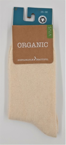 VNS Damen Socken Wolle/Baumwolle 1315 ecru 35-38