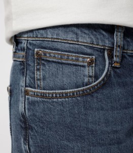 Nudie Jeans Herren Hose Lean Dean Blue Vibes