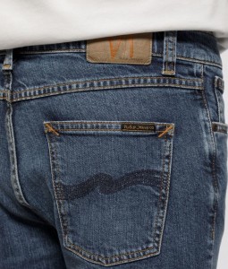 Nudie Jeans Herren Hose Lean Dean Blue Vibes