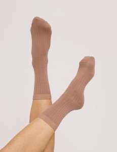 Organicbasics Damen Socken Rib Socks 2-Pack