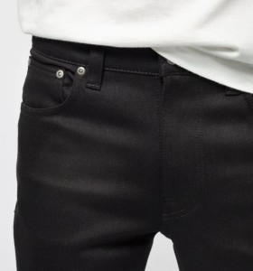 Nudie Jeans Herren Hose Lean Dean Dry Everblack