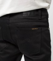 Nudie Jeans Herren Hose Lean Dean Dry Everblack