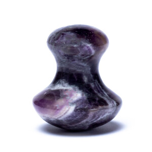 Massagestein Gua Sha Mushroom Amethyst