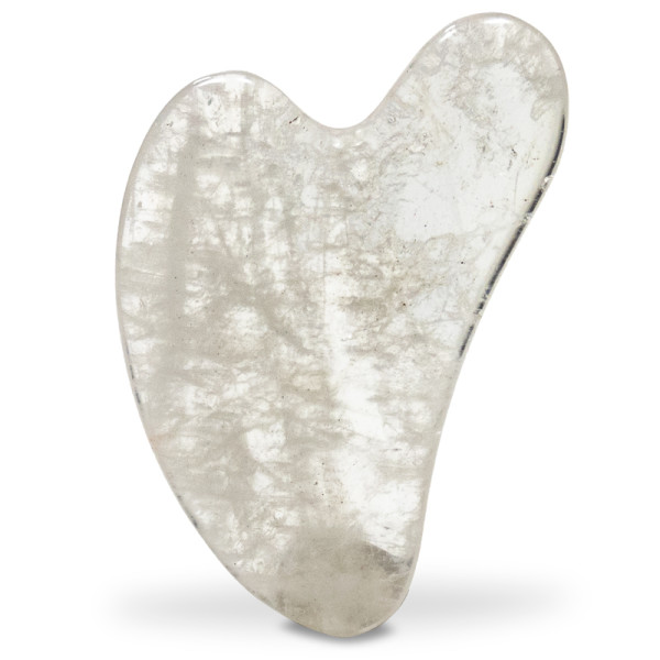 Massagestein Gua Sha Bergkristall