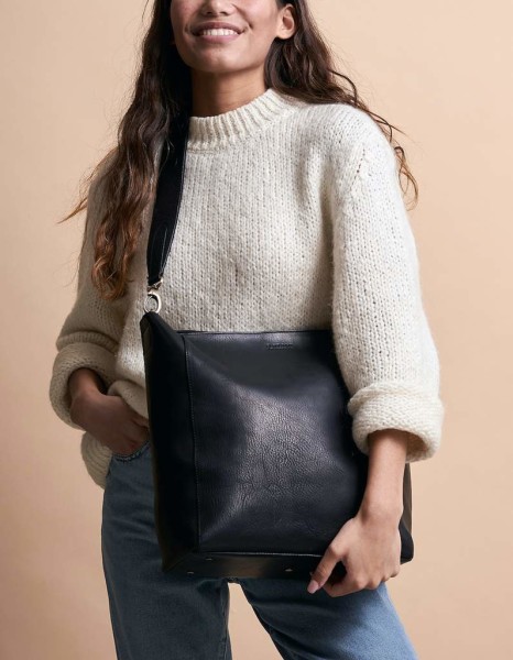 O My Bag Damen Handtasche Sofia Black Stromboli  (Black Strap)
