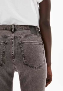 Armedangels Damen Jeans Tillaa X Stretch coal mine