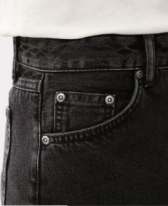 Nudie Jeans Damen Shorts Black Trace