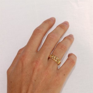 Ana Dyla Ring Nina gold