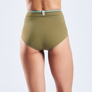 Mymarini Damen Bikini Slip Highwaist Shorts clay-cloud