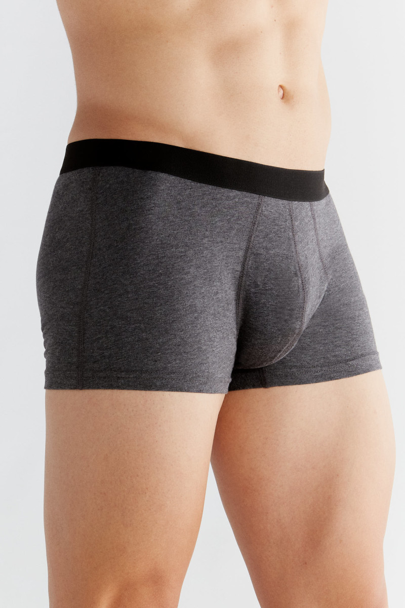 Albero Natur Herren Boxershort Anthrazit Melange