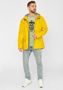 Derbe Herren Regenjacke Passby fisher yellow/navy