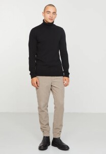Recolution Herren Pullover mit Rollkragen PINE black