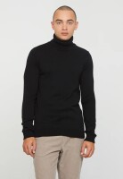 Recolution Herren Pullover mit Rollkragen PINE black