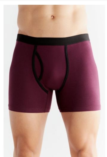 Albero Natur Herren Boxershort Aubergine