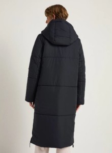 Lanius Damen Wattierter Mantel schwarz