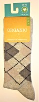 VNS Damen Socken 1330 plaid grey melange