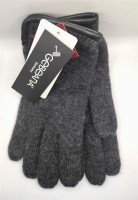 Gebeana UNISEX Handschuhe mit Ledereinfassung 83311069 anthrazit