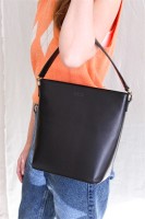 O My bag Damen Handtasche Bobbi Bucket MAXI Eco-Black