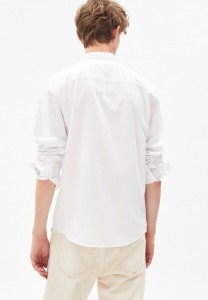 Armedangels Herren Hemd Quaadi white
