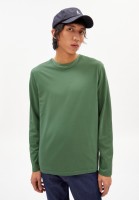 Armedangels Herren Longsleeve Jaarlo Solid myrtales