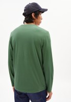 Armedangels Herren Longsleeve Jaarlo Solid myrtales
