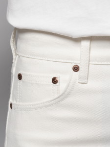 Nudie Jeans Damen Breezy Britt Recycled White