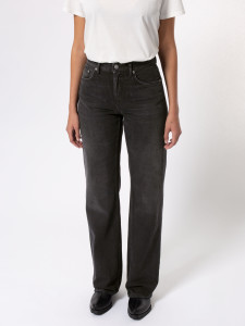 Nudie Jeans Damen Clean Eileen shimmering black