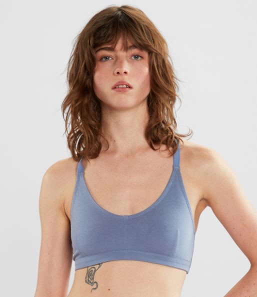 Dedicated Damen BH Soft Junsele steel blue