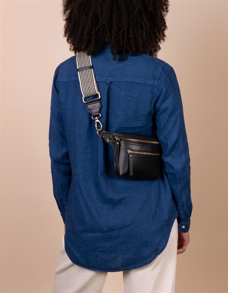 O My Bag Gürteltasche Becks Bum Bag Apfel Leder black