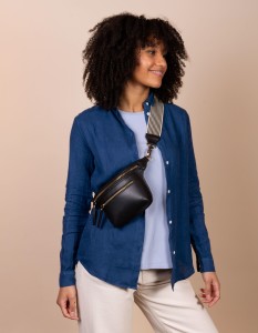 O My Bag Gürteltasche Becks Bum Bag Apfel Leder black