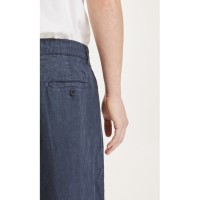 KnowledgeCotton Herren Hose Bob loose linen 70286 total eclipse