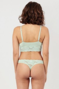 Erlich Textil Damen BH Bralette Amelie salbei