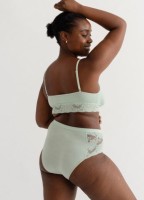 Erlich Textil Damen BH Bralette Amelie salbei