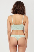 Erlich Textil Damen BH Bralette Amelie salbei