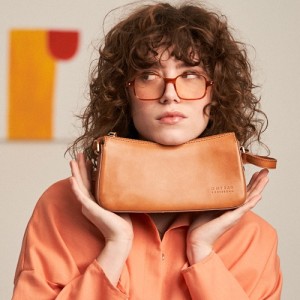 O My Bag Handtasche Taylor Cognac Classic Leather