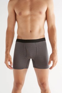 Albero Natur Herren Boxershort Indigo/Ingwer