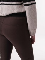 Lanius Damen Hose Slim-Fit espresso
