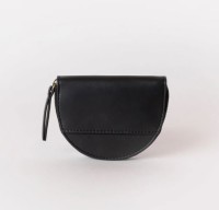 O My Bag Geldbörse Laura´s Purse Black Apple Leather