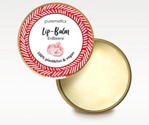Puremetics Lippenpflege Lip Balm Erdbeere